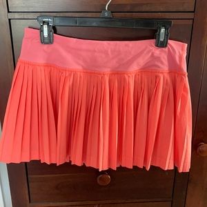 Coral Lululemon Pleat to Street Skort.  Size 6.